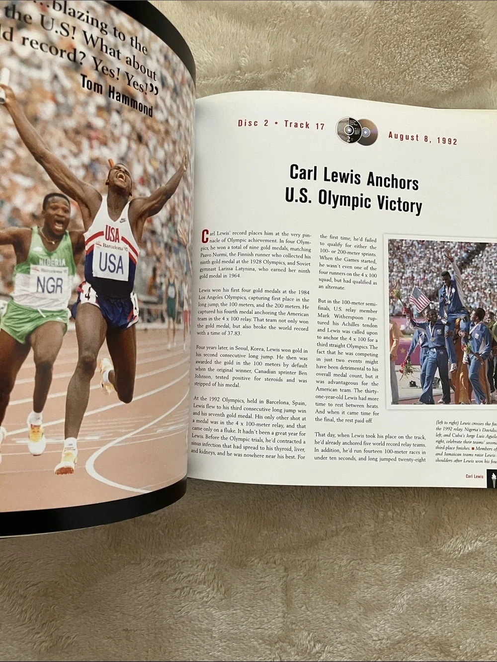 And the Crowd Goes Wild Hardcover Book Sports Stories Plus 2 CDs